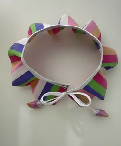 pet cloth and scarf, Pet Bandana, light-colored rainbow