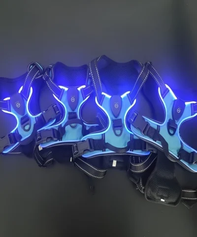 Pet LED Vest, Dog Vest, blue color